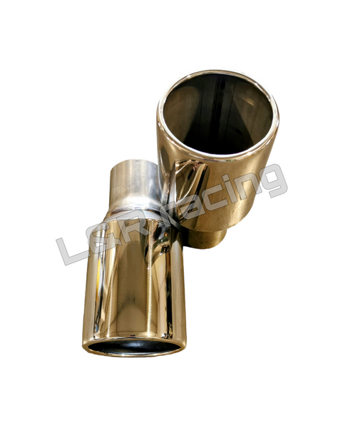 Universal Exhaust Tip Stainless Steel Carbon Titanium Black