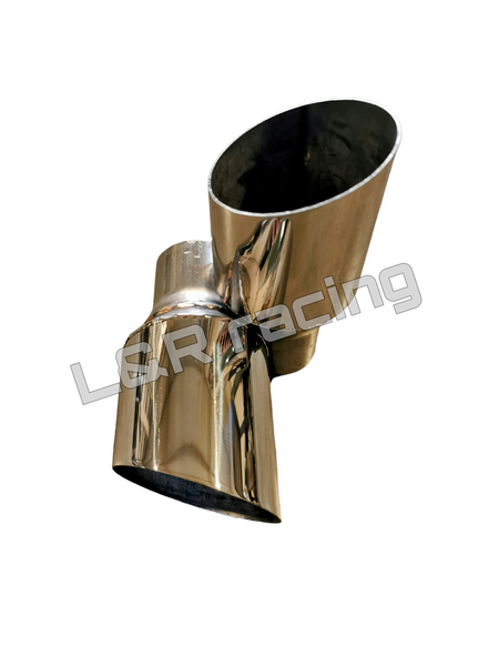 Universal Exhaust Tip Stainless Steel Carbon Titanium Black