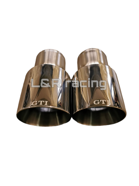 Universal Exhaust Tip Stainless Steel Carbon Titanium Black