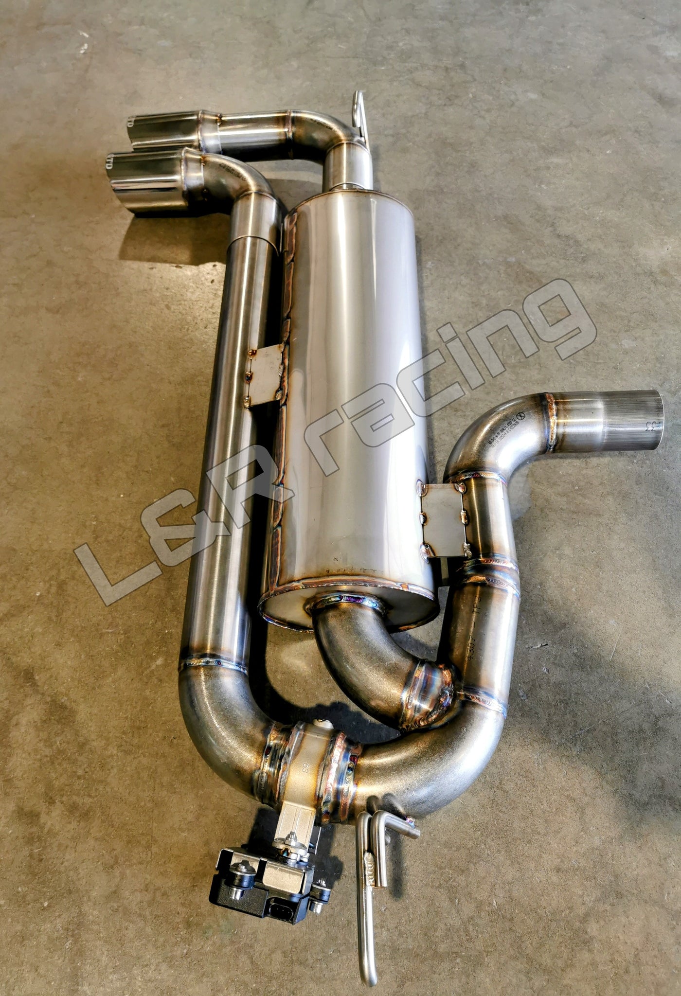 Exhaust terminal with valve Golf 5 6 7 7.5 TDI GTI TSI Audi a3 Seat leon scirocco double left