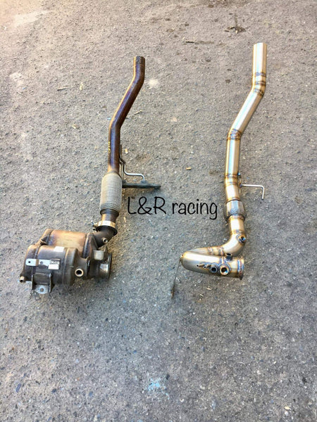 Downpipe audi a3 8v tdi fap removal tube