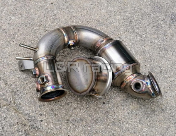 Downpipe polo golf 7 7.5 tdi tubo rimozione fap